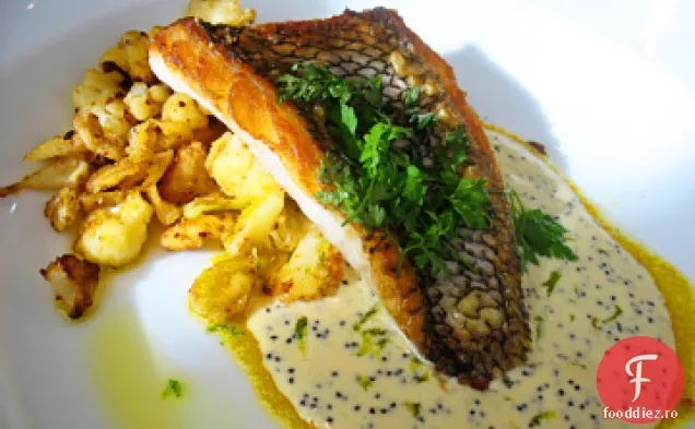 Snapper roșu cu vinetă de busuioc