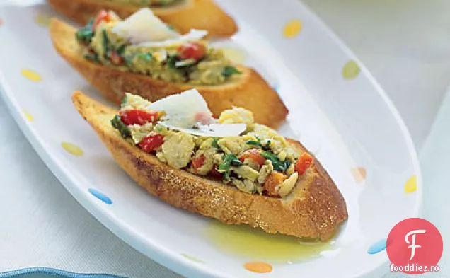 Anghinare-Rucola Crostini