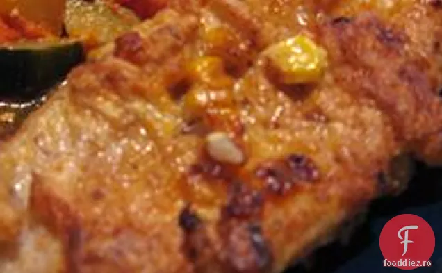 Porumb Crusted Pește Roșu