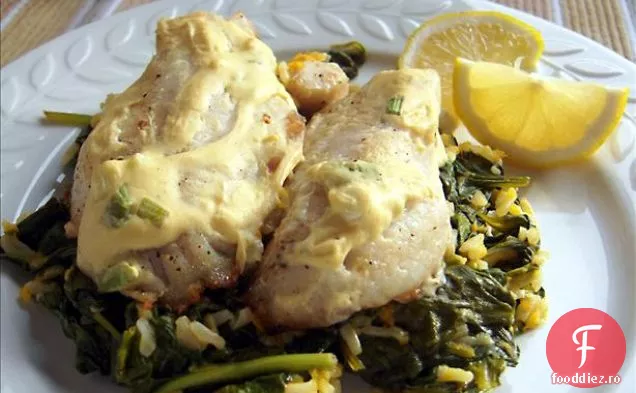 Snapper roșu cu sos de muștar