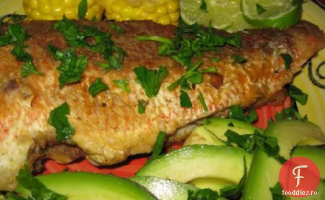 Snapper Prăjit Cu Avocado