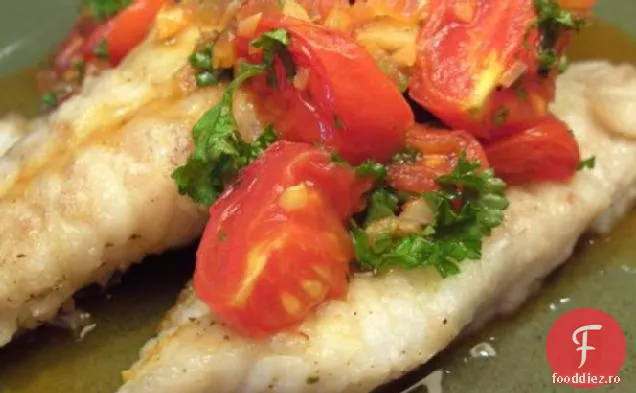 Snapper Roșu Cu Vinetă De Roșii-Șofran