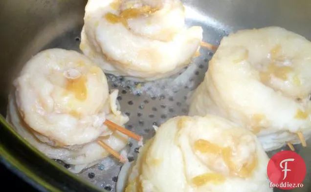 Panko-talpă crustă cu busuioc, usturoi și portocală