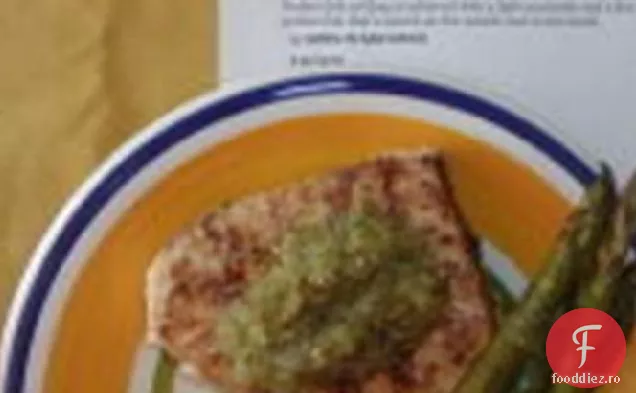 Fripturi De Pește-Spadă La Grătar Cu Salsa