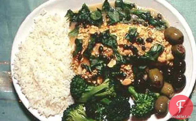 Tilapia Mediteraneană Caju Fuziune Cu Sos De Lămâie