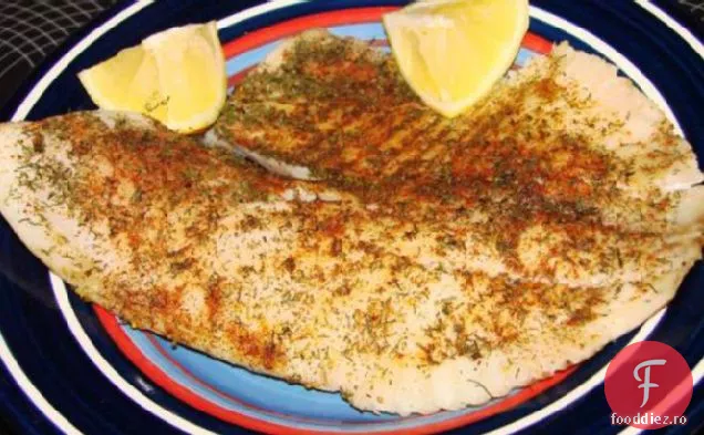 Tilapia cu mărar și boia