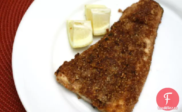 Păstrăv curcubeu cu Chili roșu și nuci pecan