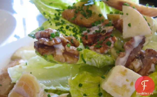 Salată de lămâie și păstrăv afumat