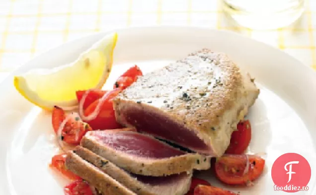 Fripturi de ton cu roșii Lemony și ceapă