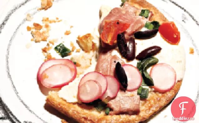 Pizza cu ton, Mozzarella proaspătă și busuioc