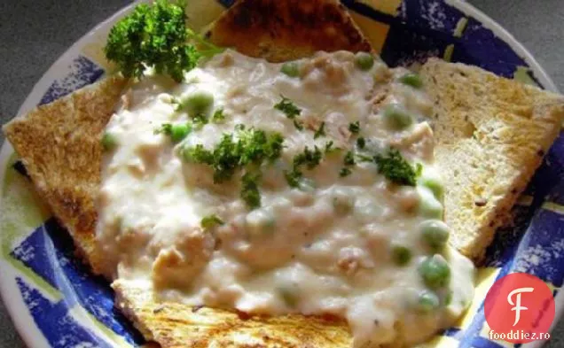 Cremă de ton pe pâine prăjită