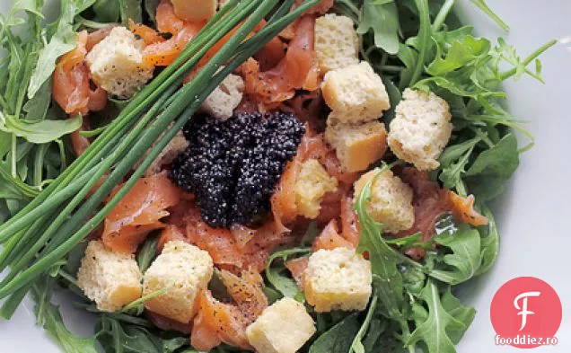 Somon Afumat, Caviar Și Crutoane