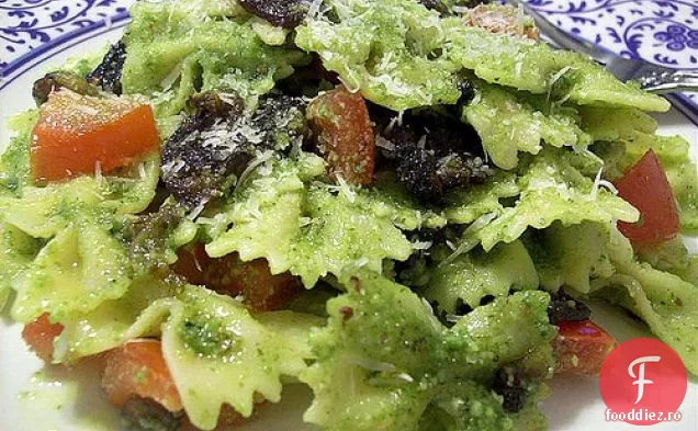 Paste De Vinete Caramelizate Cu Sos Pesto Din Semințe De Dovleac Rucola