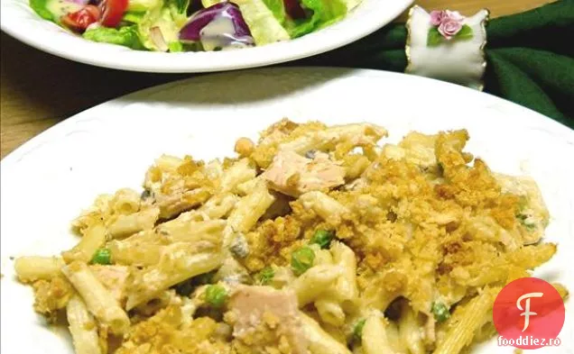 Salată de fasole de ton și Garbanzo