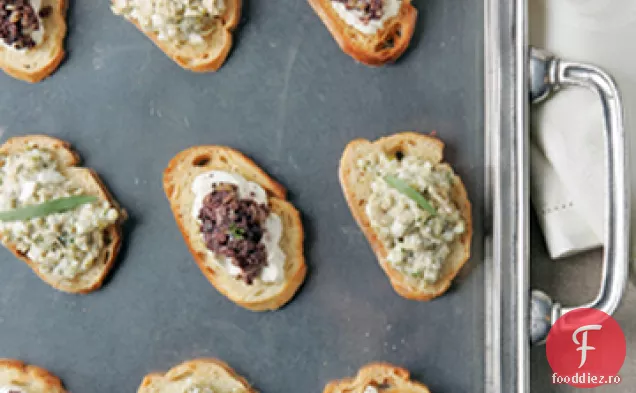Ton Nicoise Crostini cu Iman