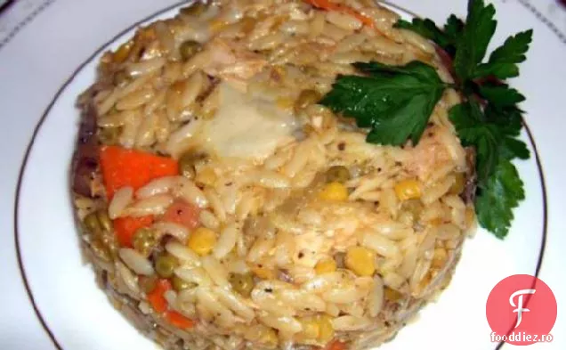 Tăiței De Ton Cu Aragaz Cu Orzo (Grăsime Redusă)