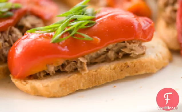 Tuna Caper Crostini