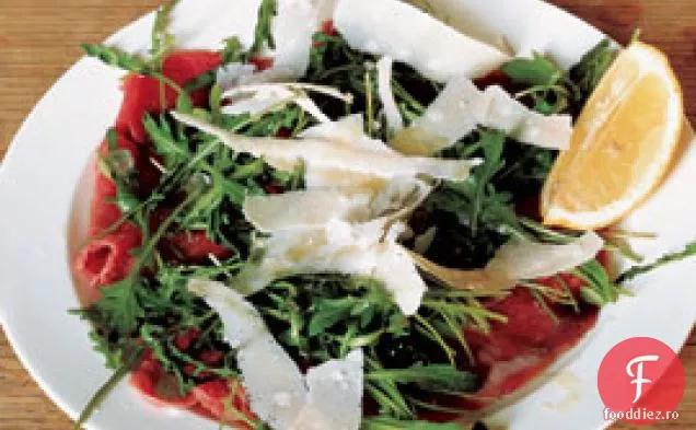 Carpaccio Cu Ulei De Rucola, Lămâie Și Trufe