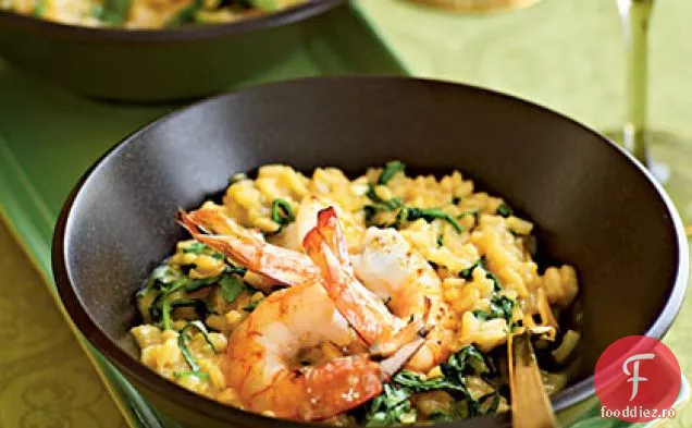 Risotto de creveți și Rucola