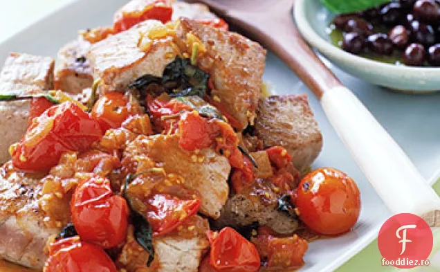 Ton ars cu roșii și busuioc