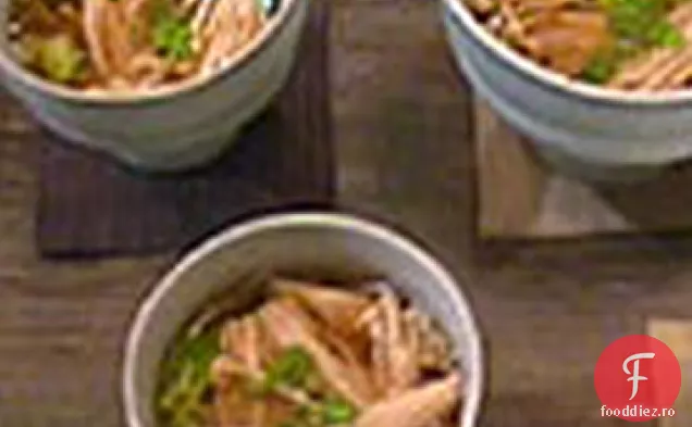 Supă Miso cu ciuperci Enoki