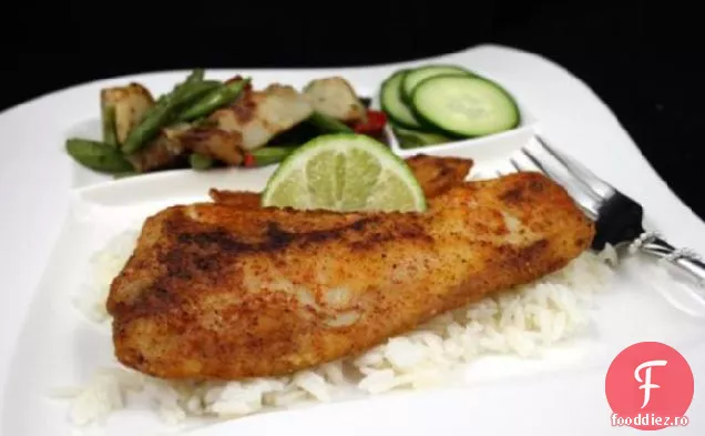 Pan-Fried Chimen-Chile Crusted Pește