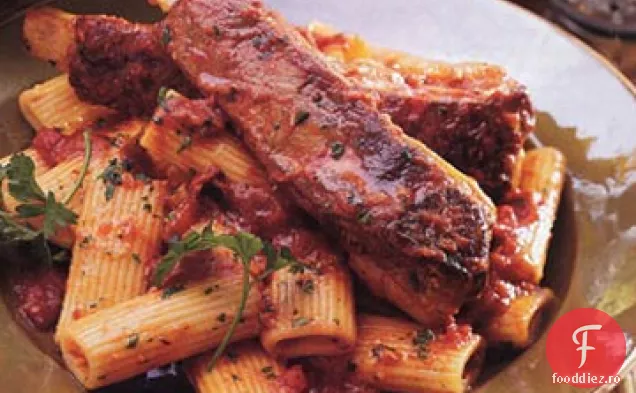 Spareribs fiert cu Rigatoni