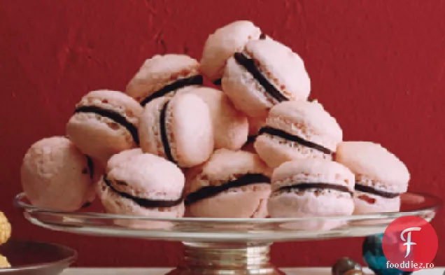 Macaroane Franceze Cu Ciocolată Cu Zmeură