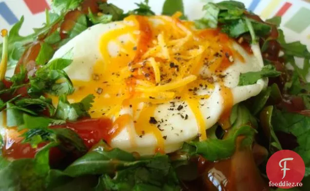 Ouă prăjite cu sos de grătar în stil Kansas City pentru 1