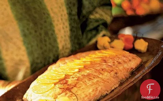 Bas Cu Dungi Afumate Cu Mere La Grătar