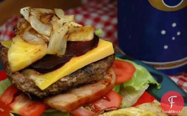 Lucrările-Bonza Aussie Burger și Chips-uri!