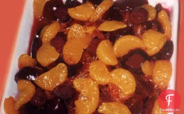 Salată De Sfeclă-Portocală Cu Vinetă De Zmeură