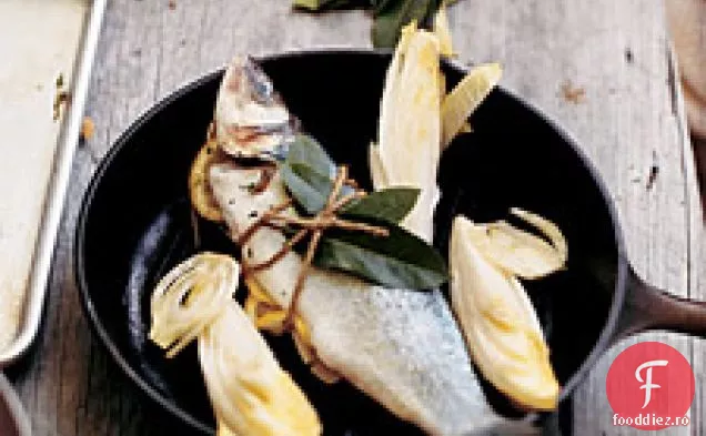 Branzino La Grătar Cu Legume