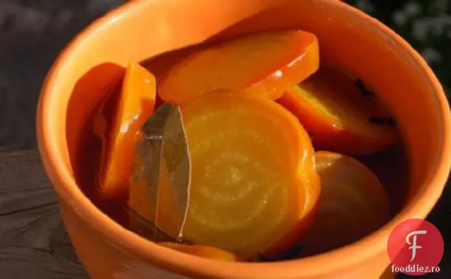 Sfeclă prăjită în sirop de ghimbir