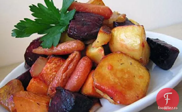 Legume Rădăcinoase Prăjite Cu Arțar