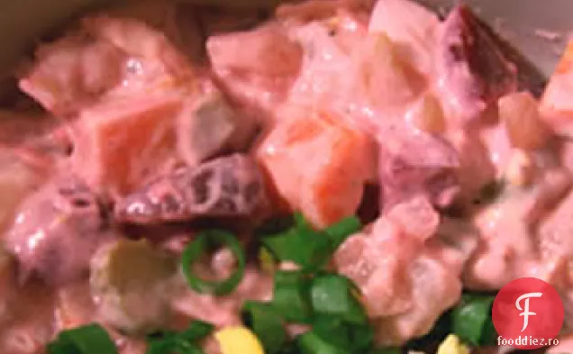 Ensalada Roja con Pollo (salată roșie cu pui)