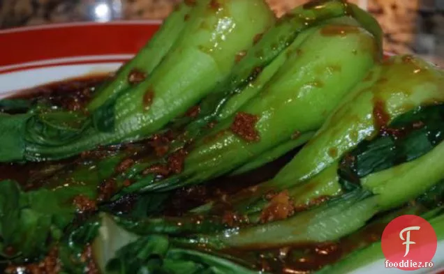 Baby Bok Choy cu sos de stridii