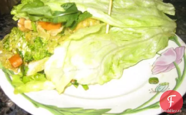 Împachetări Crocante De Salată Asiatică