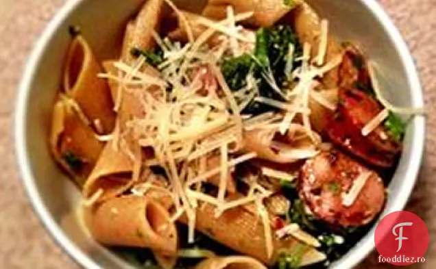 Penne cu cârnați și Broccoli Rabe