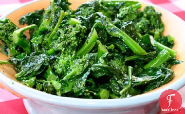 Broccoli și Rapini cu lămâie și șalotă