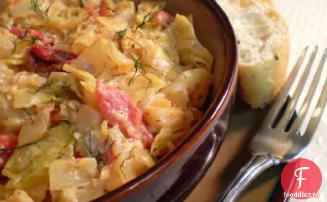 Fricassee de roșii și varză