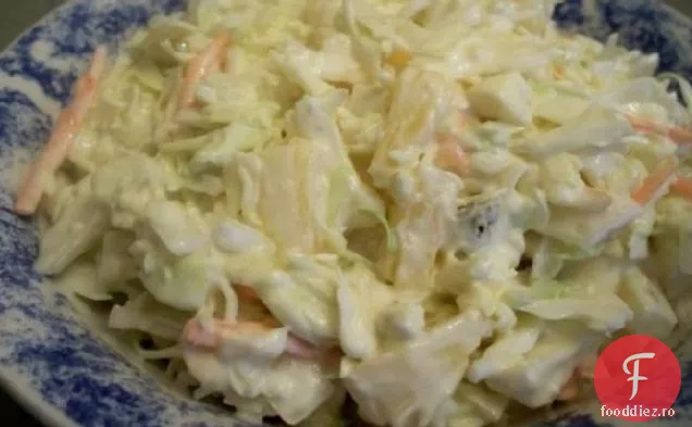 Blue Cheese Pineapple Cole Slaw