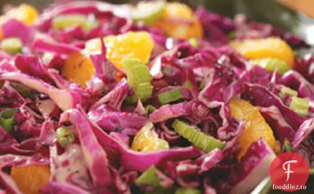Salată De Varză Cu Semințe De Mac Portocaliu