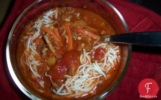 Supa de legume italiană a lui Rogene