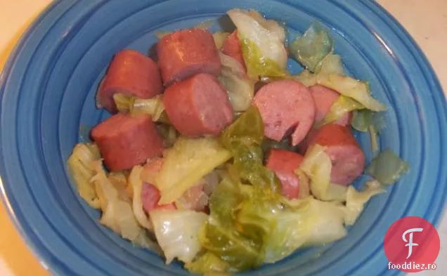 Caserola de varză și orez