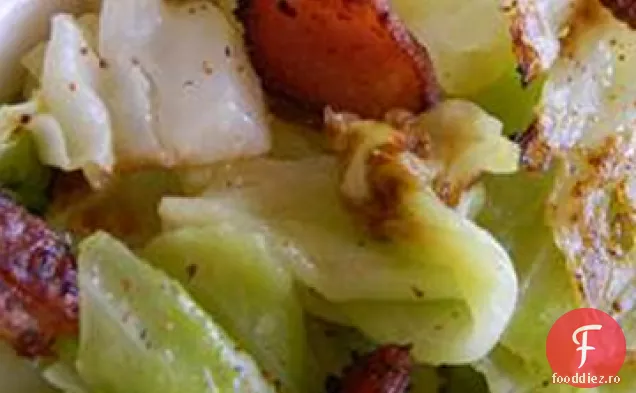 Varză Irlandeză prăjită cu slănină