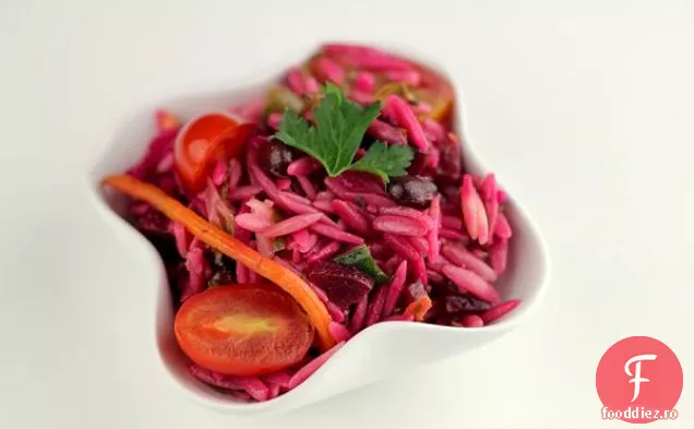Rețetă De Salată De Paste Orzo De Sfeclă