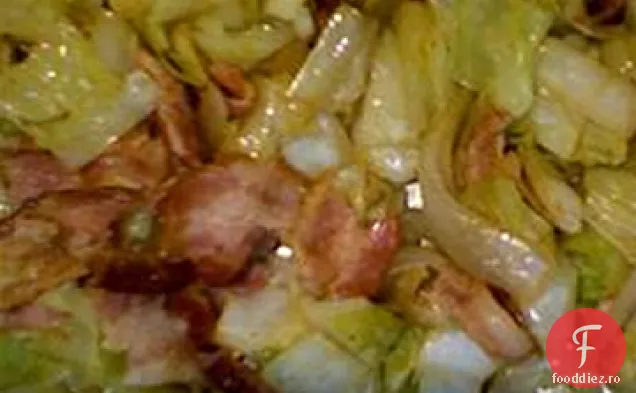 Bacon Varză Se Amestecă-Se Prăjește
