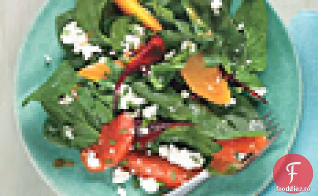 Sfeclă prăjită și citrice cu Feta