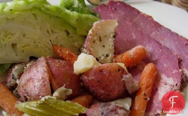 Cina cu carne de vită în oală
